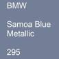 Preview: BMW, Samoa Blue Metallic, 295.